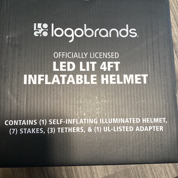 Logo Brands Officially Licensed NFL 4' Inflatable Helmet Indianapolis Colts - Picture 6 of 6